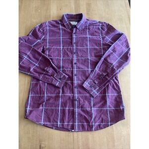 Thomas Pink Shirtmaker 100% Cotton Classic Fit Mens Sz Medium Long Sleeve Shirt